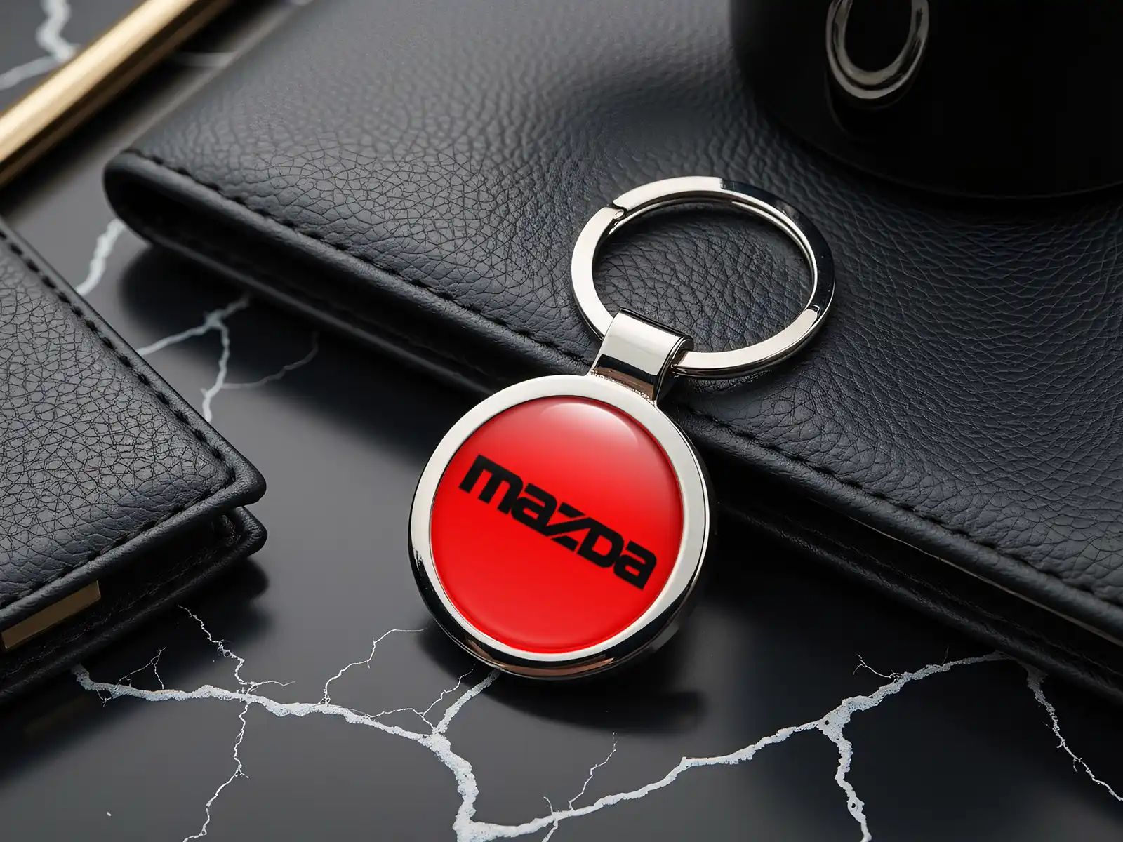 Mazda Llavero Bonito Aleación Brillante Estilo